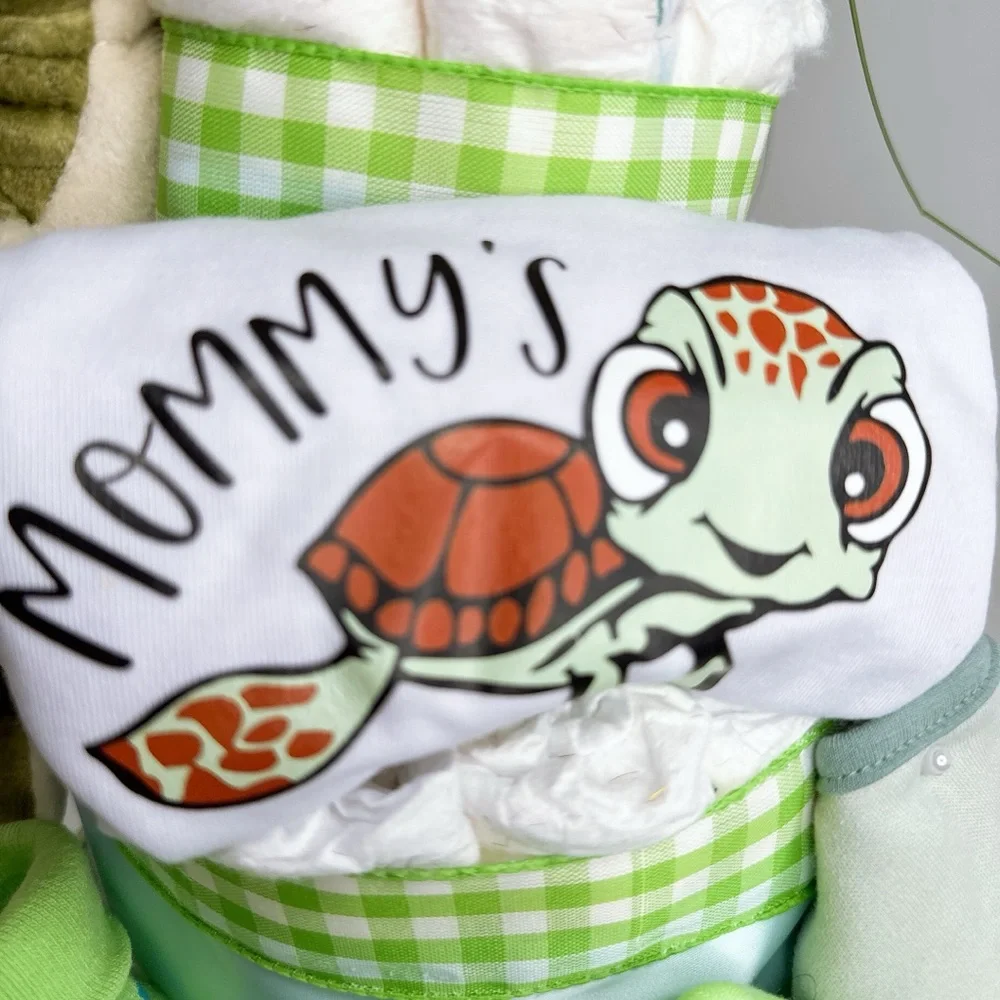 Turtle Diaper Cake? Baby Shower Gift
